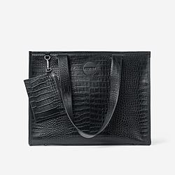 Tabloid Tote Bag Large – Black