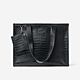 Tabloid Tote Bag Large – Black