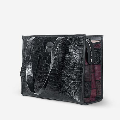 Tabloid Tote Bag Large – Black