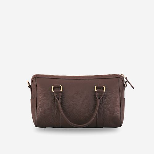 Dona Duffle Mini Handbag – Brown