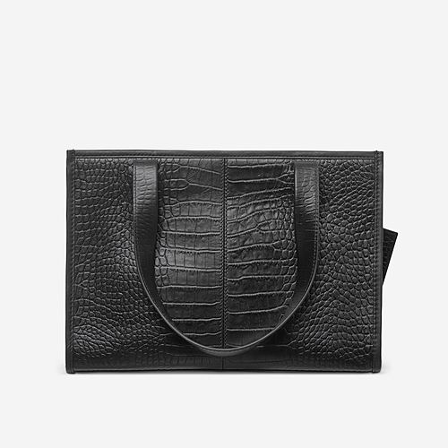 Tabloid Tote Bag Small – Black