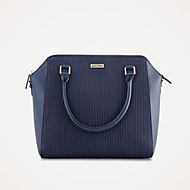 Annabelle Business Bag – Printed Blue