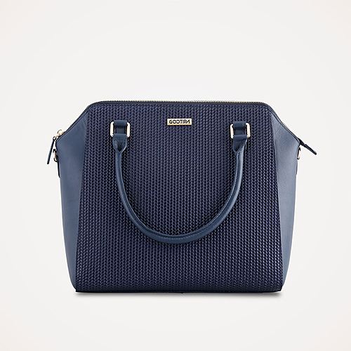 Annabelle Business Bag – Printed Blue