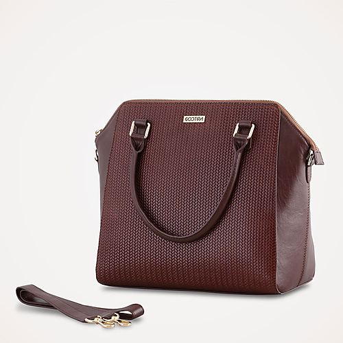 Annabelle Business Bag – Printed Brown