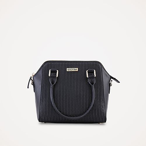 Annabelle Handbag – Printed Black
