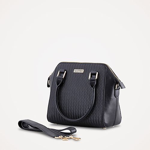 Annabelle Handbag – Printed Black