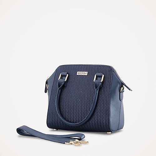 Annabelle Handbag – Printed Blue