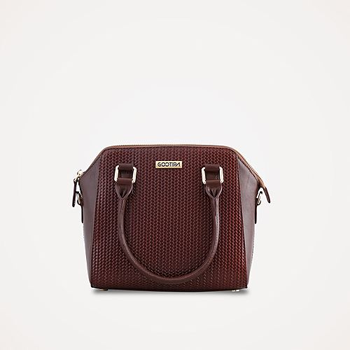 Annabelle Handbag – Printed Brown