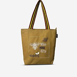 Bee You Tote Bag – Brown