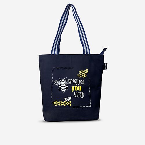 Bee You Tote Bag – Black
