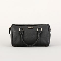 Dona Duffle Mini Handbag – Black