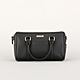 Dona Duffle Mini Handbag – Black