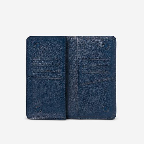Florian Single Mobile Wallet – Navy Blue