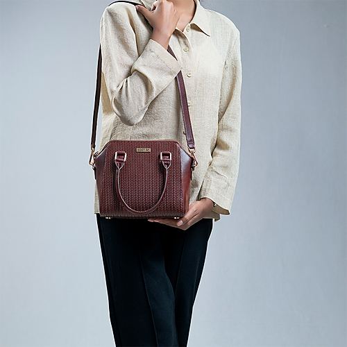 Annabelle Handbag – Printed Brown