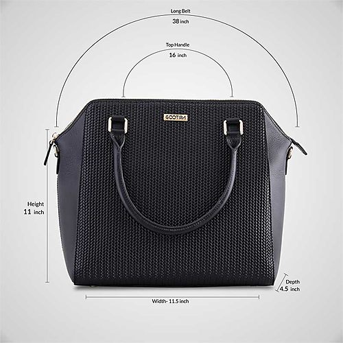 Annabelle Business Bag – Printed Black