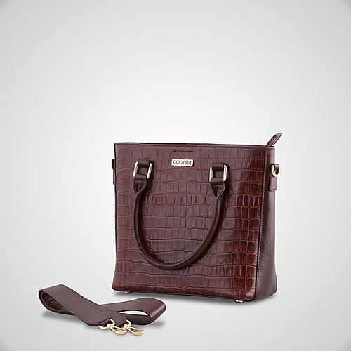 Enola Handbag – Printed Brown