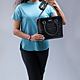 Enola Handbag – Printed Black