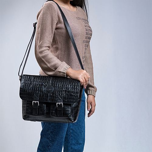 Excella Work Bag – Printed Black