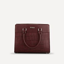 Amara Handbag – Burgundy