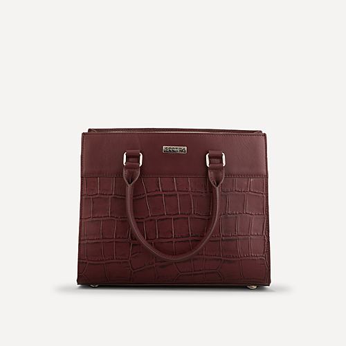 Amara Handbag – Burgundy