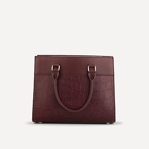 Amara Handbag – Burgundy