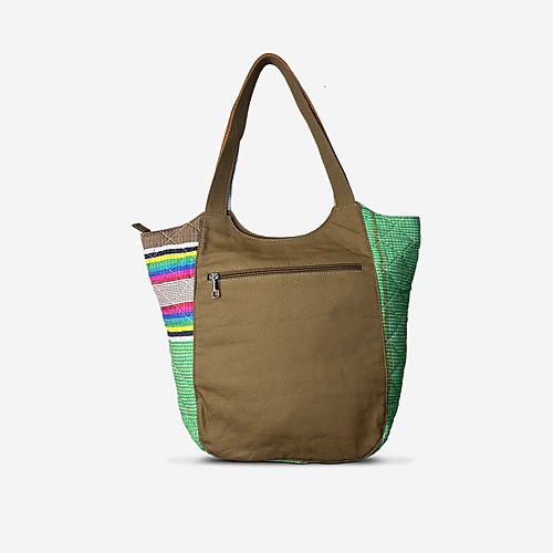 Bliss of Bibi Tote Fabric – Brown