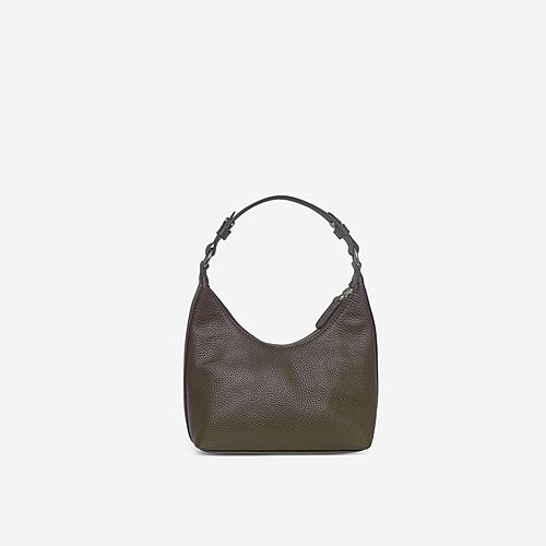 Hazel Hobo Mini – Brown