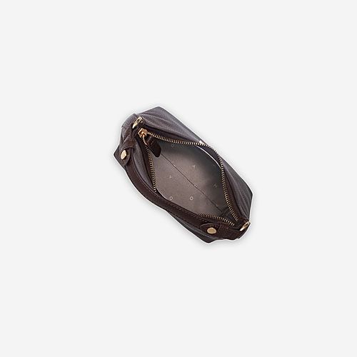 Hazel Hobo Mini – Brown