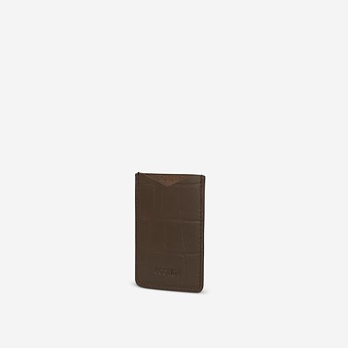 Finn Single Card Case – Brown