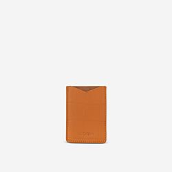 Finn Single Card Case – Tan