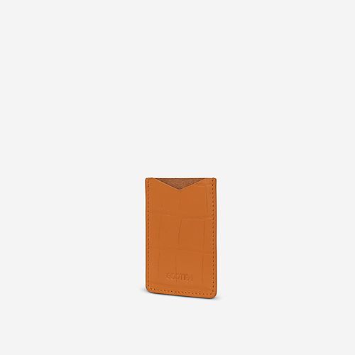Finn Single Card Case – Tan