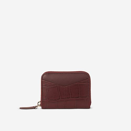 Petra Mini Wallet – Burgundy