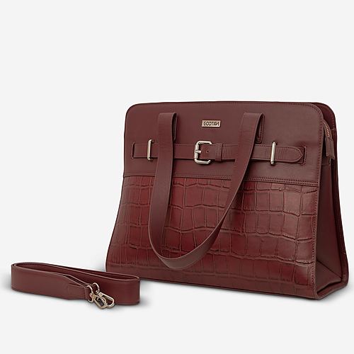 Petra Workbag – Burgundy