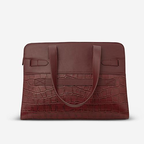 Petra Workbag – Burgundy