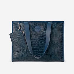 Tabloid Tote Bag Large – Blue