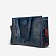 Tabloid Tote Bag Large – Blue
