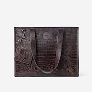 Tabloid Tote Bag Large – Brown