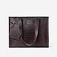 Tabloid Tote Bag Large – Brown