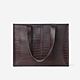 Tabloid Tote Bag Large – Brown