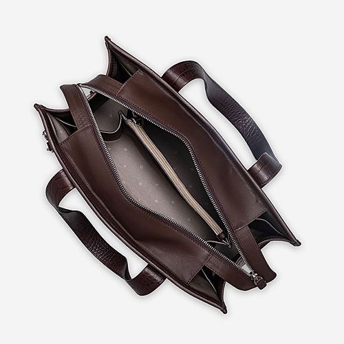 Tabloid Tote Bag Large – Brown