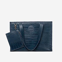 Tabloid Tote Bag Small – Blue