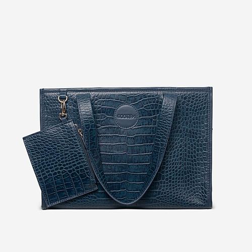 Tabloid Tote Bag Small – Blue