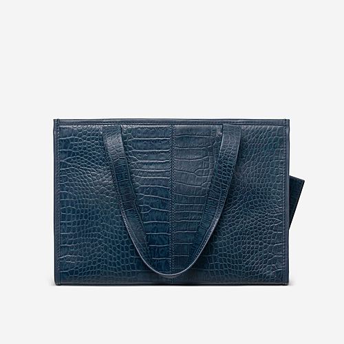 Tabloid Tote Bag Small – Blue