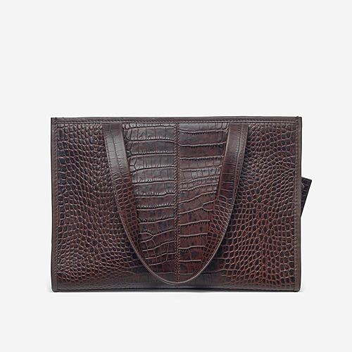 Tabloid Tote Bag Small – Brown