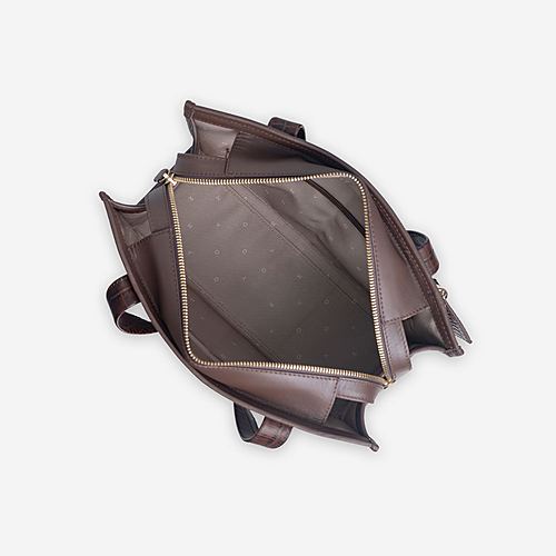 Tabloid Tote Bag Small – Brown
