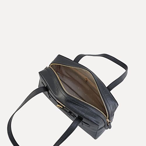 Aria Duffle Handbag – Black