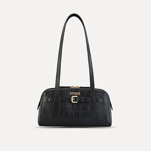 Aria Duffle Handbag Mini – Black