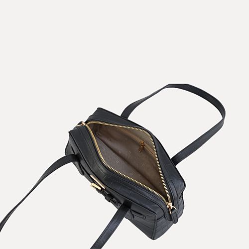 Aria Duffle Handbag Mini – Black