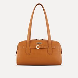 Aria Duffle Handbag – Tan