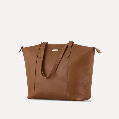 Polina Business Tote – Cognac